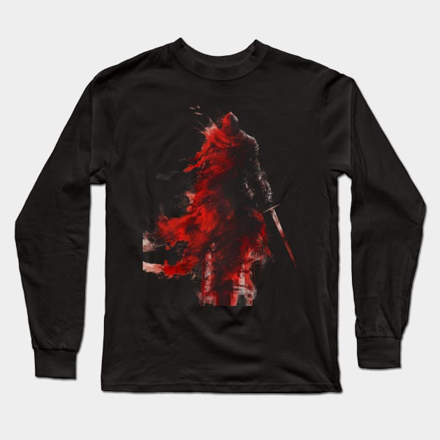 Dark Souls Brutal Battles Long Sleeve T-Shirt by Doc Gibby